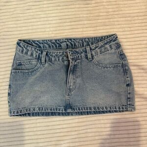 SHEIN Light Blue Denim skirt